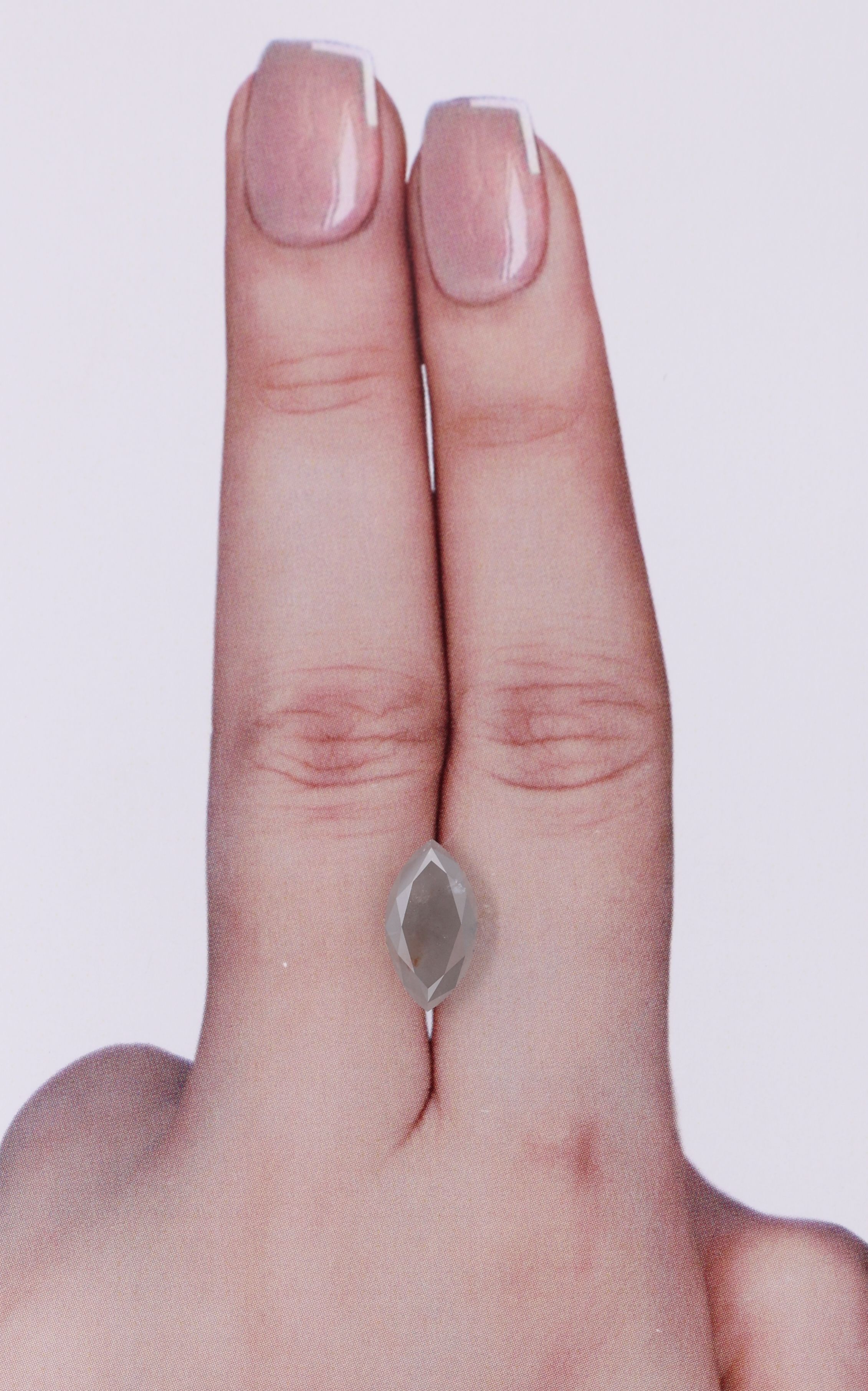 Diament 2.02 ct Fancy Light Gray/