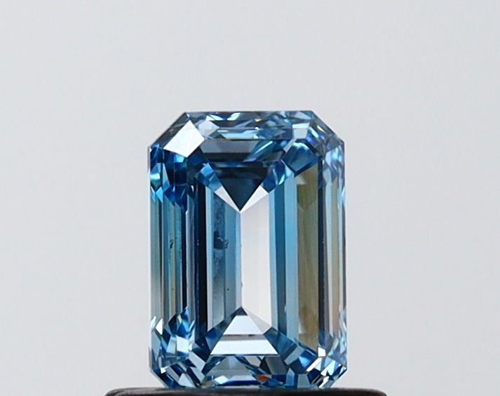 0.76 CT Fancy Vivid Blue EMERALD