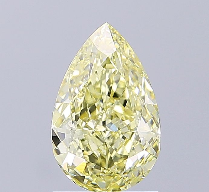 1.65 CT Fancy Yellow PEAR