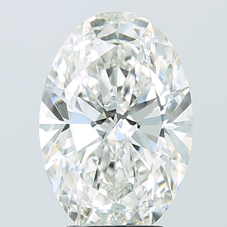 4.05 ct. oval Lab Grown Diamond front image