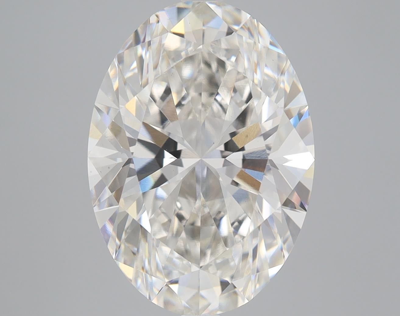 6.04 ct. oval Lab Grown Diamond front image