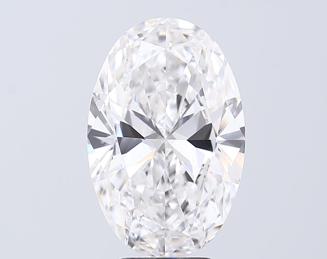 5.09 ct. oval Lab Grown Diamond front image