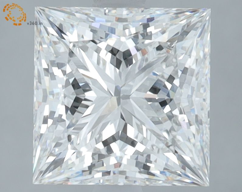 3.09 ct. princess Lab Grown Diamond front image