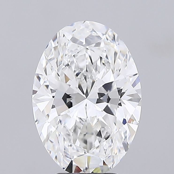 5.05 ct. oval Lab Grown Diamond front image