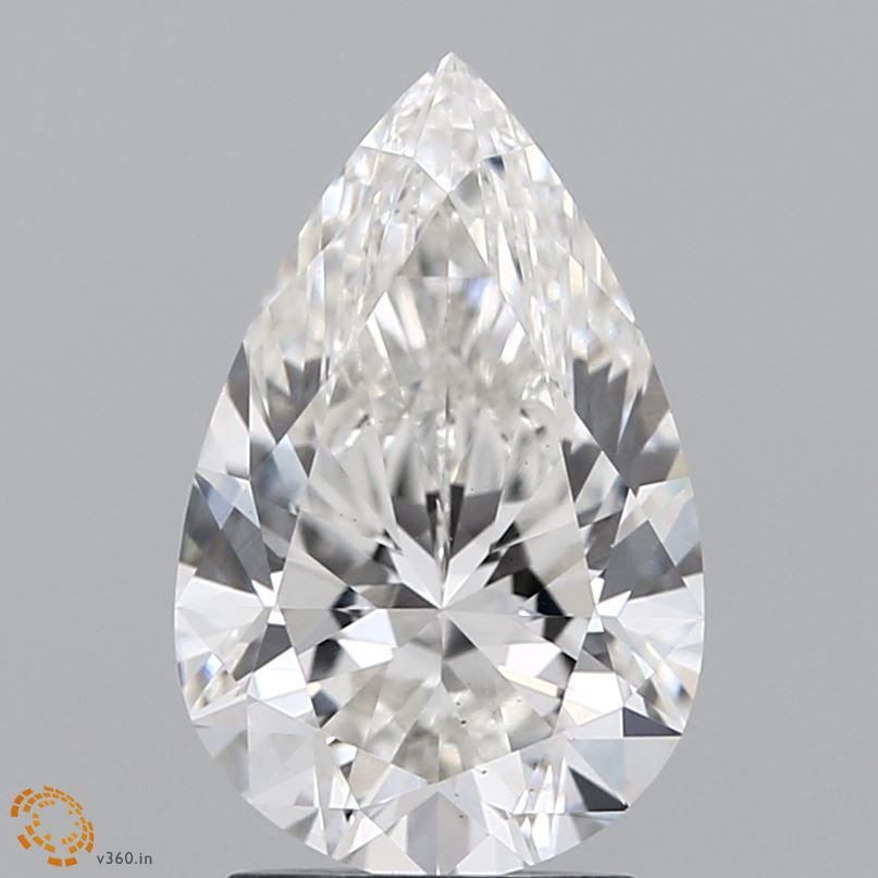 2.50 ct. pear Lab Grown Diamond front image
