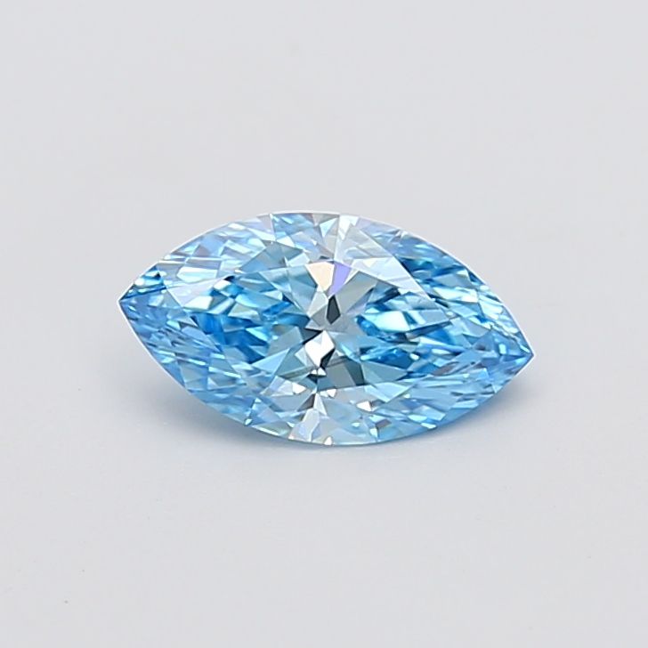 1.04 CT Fancy Vivid Blue MARQUISE