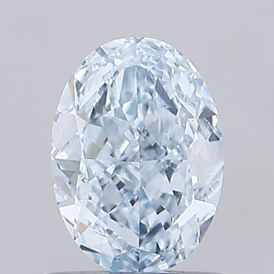 0.93 CT Fancy Vivid Blue OVAL
