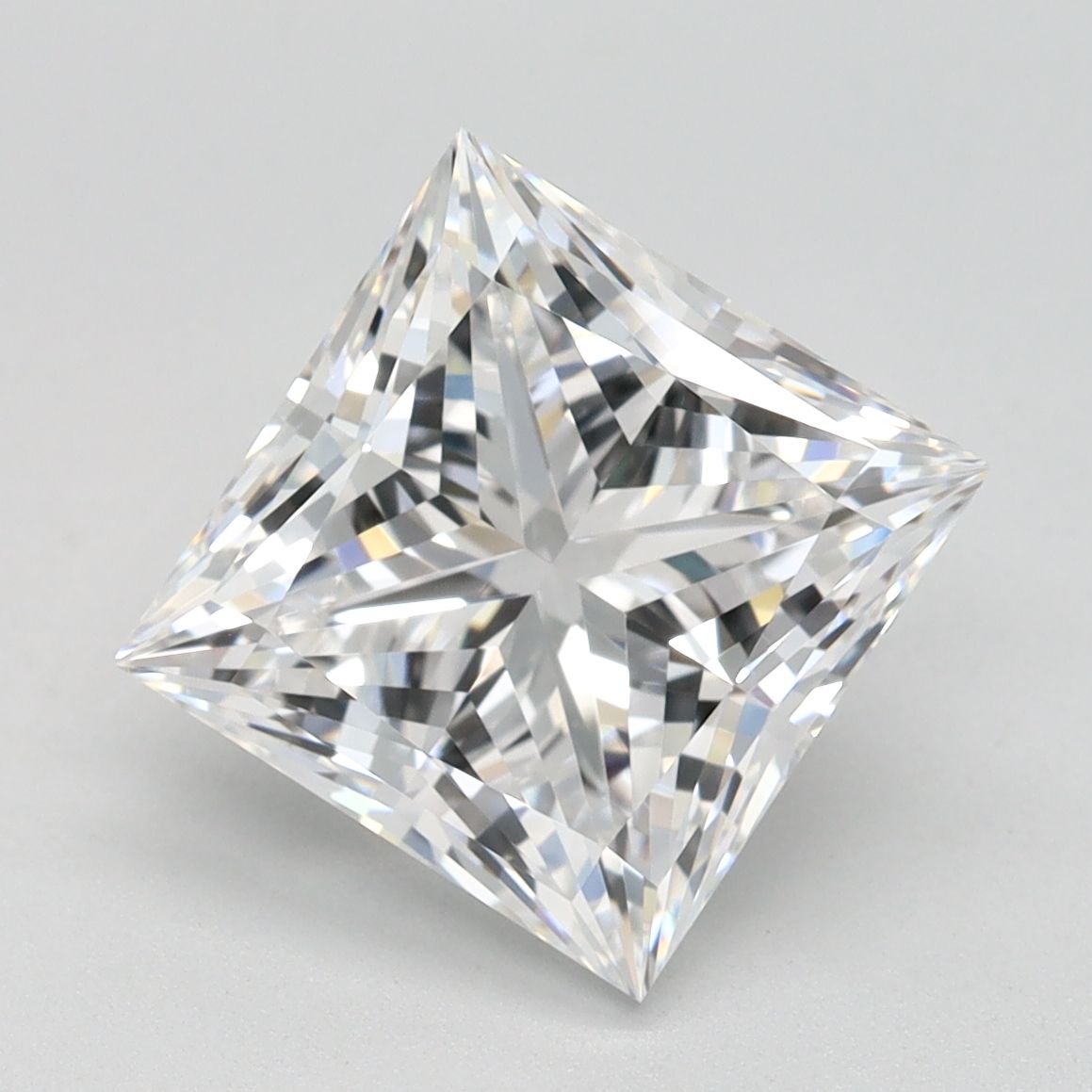 3.17 ct. princess Lab Grown Diamond front image