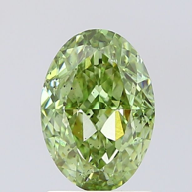 2.0 CT Fancy Vivid Green OVAL