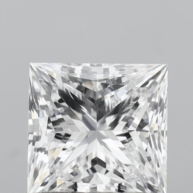 0.66 ct lab-grown Princess Diamond