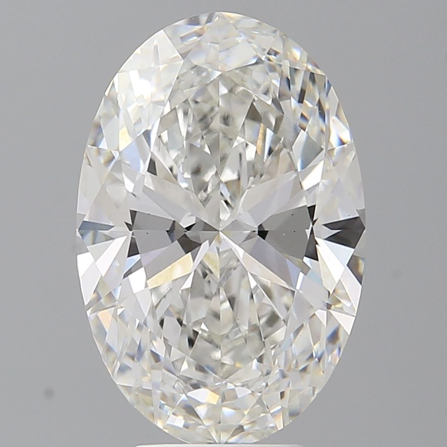 6.09 ct. oval Lab Grown Diamond front image