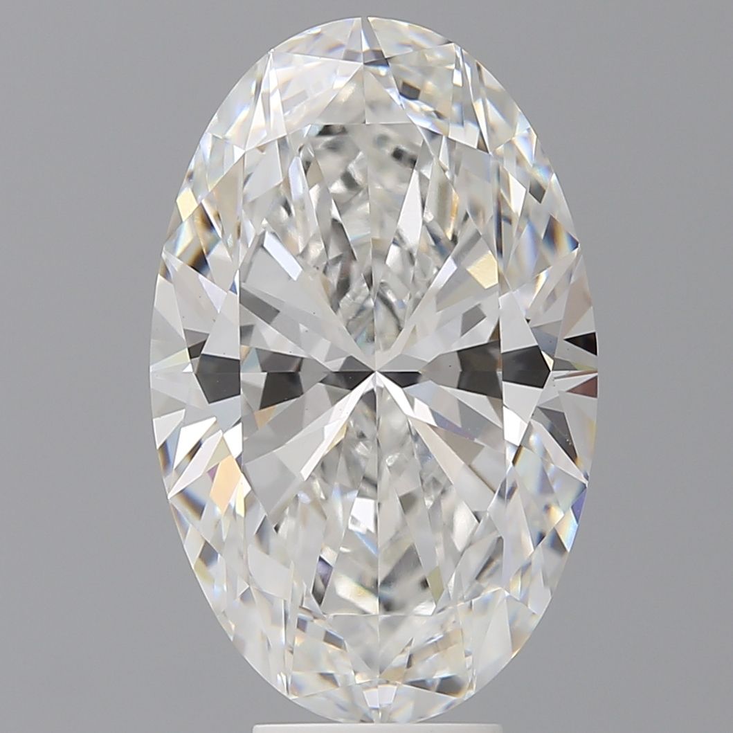 7.55 ct. oval Lab Grown Diamond front image