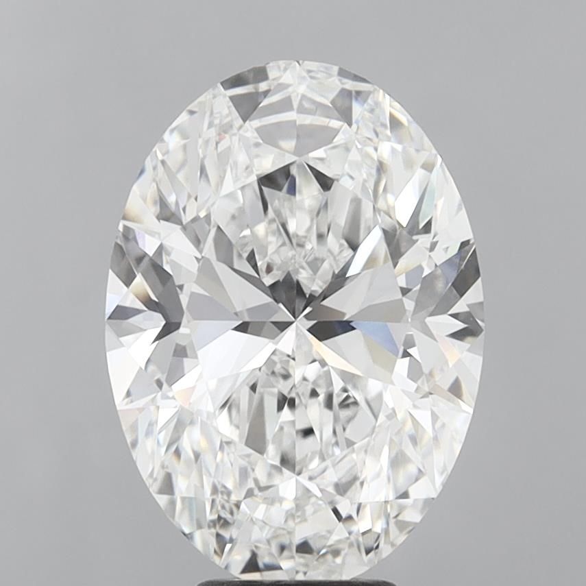6.51 ct. oval Lab Grown Diamond front image