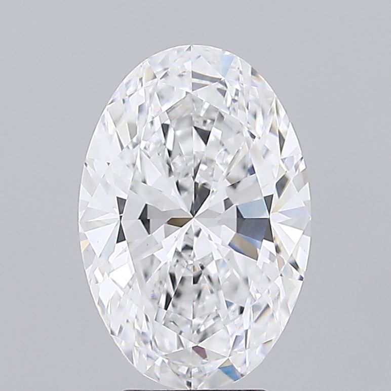 4.08 ct. oval Lab Grown Diamond front image