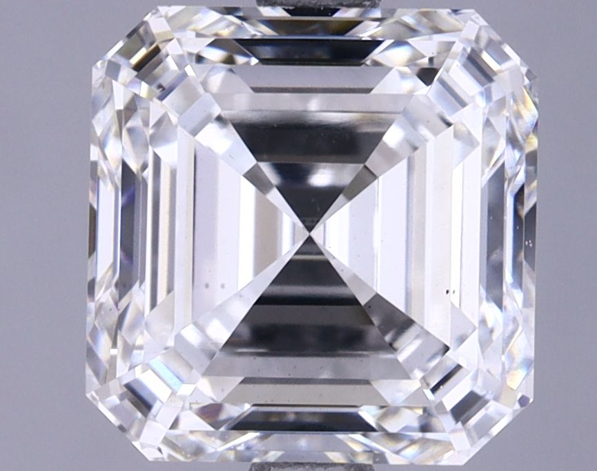 2.91 ct Square Emerald diamond