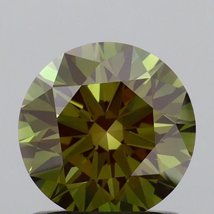 1.07 CT Fancy Vivid Green ROUND