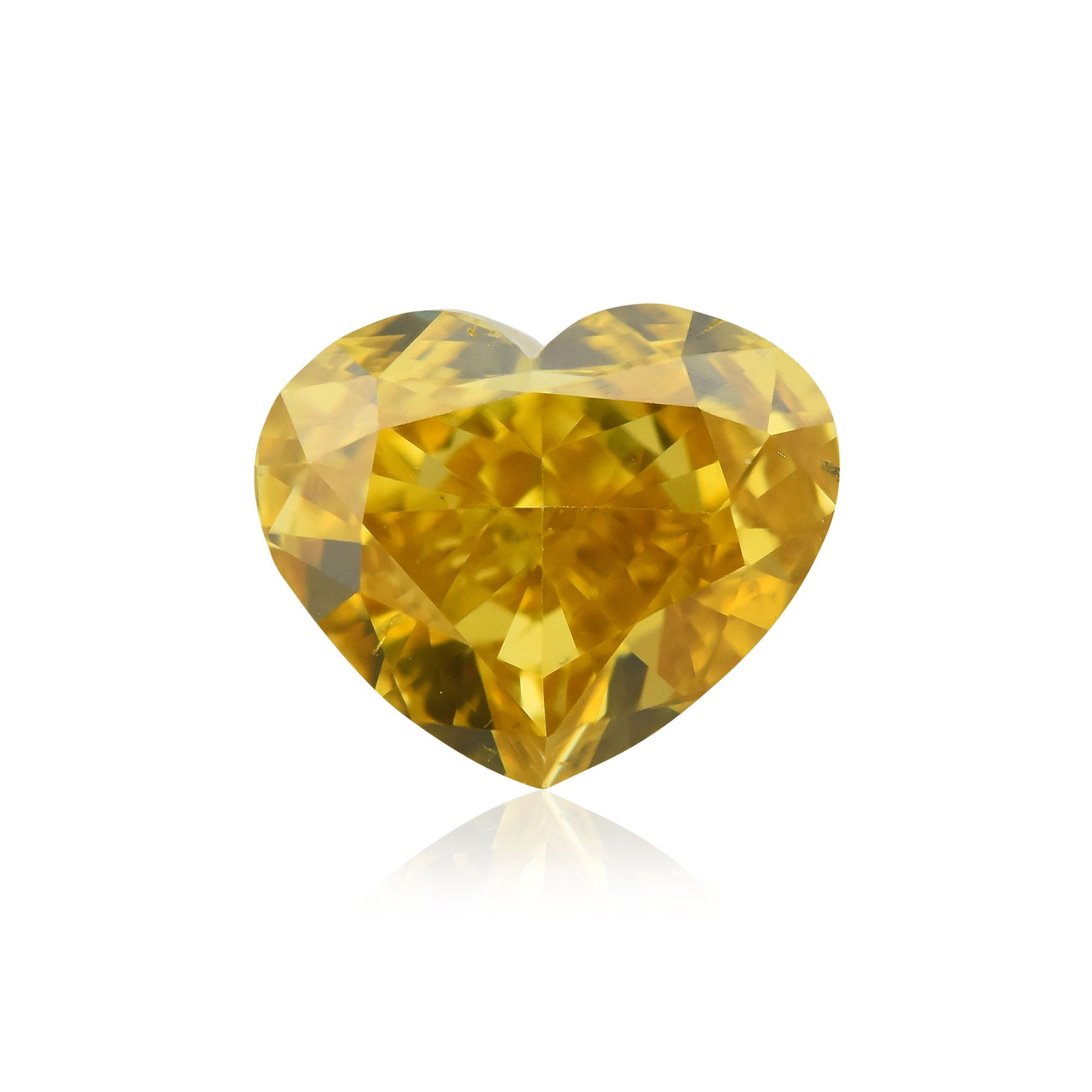 Diament 0.52 ct Fancy Deep Brownish Orangey Yellow/SI1