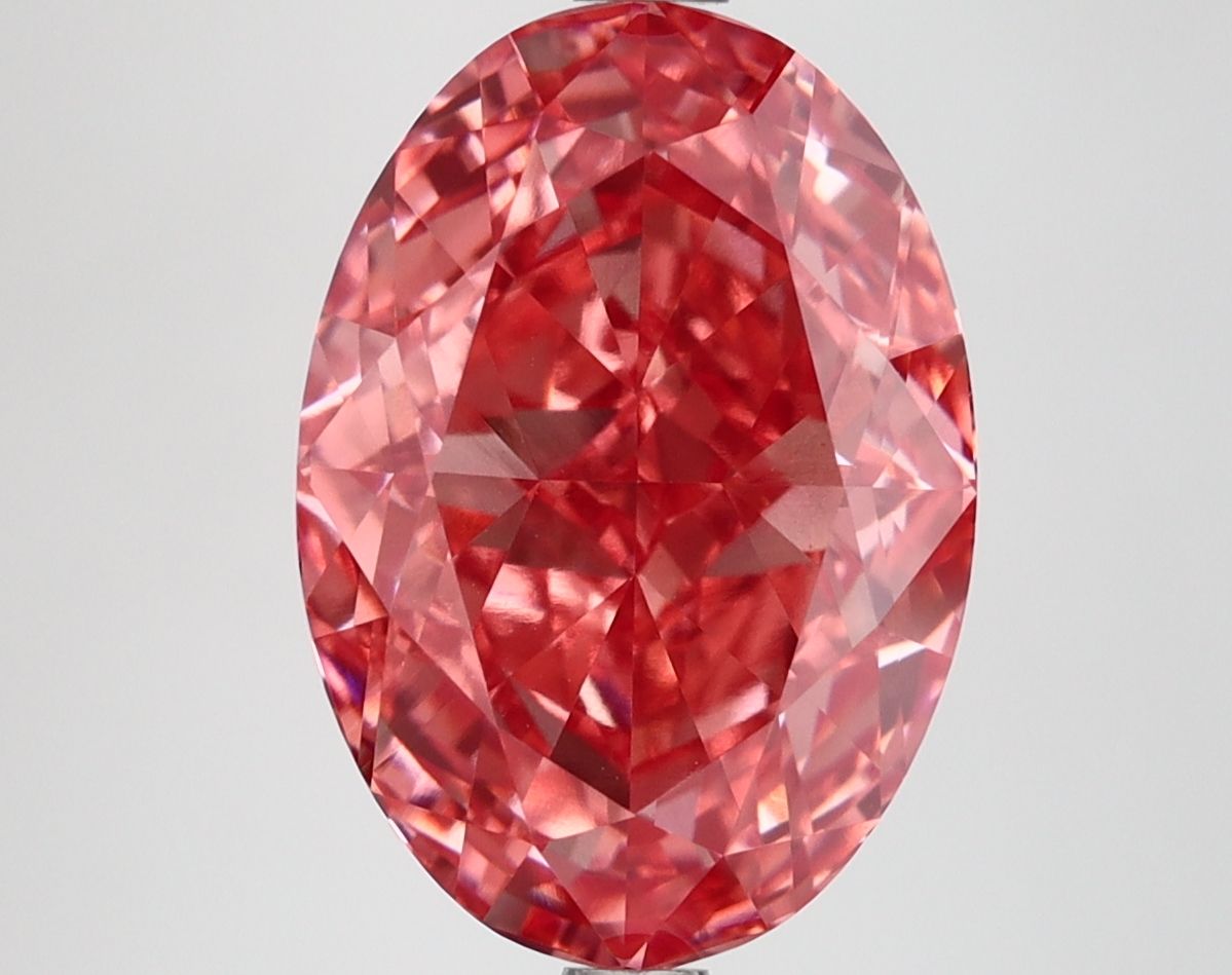 5.55 ct. oval Lab Grown Diamond front image