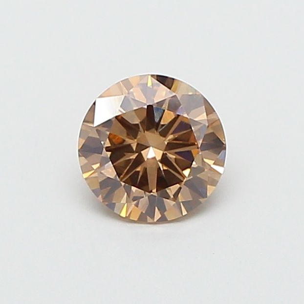1.02 CT Fancy Light Brown ROUND