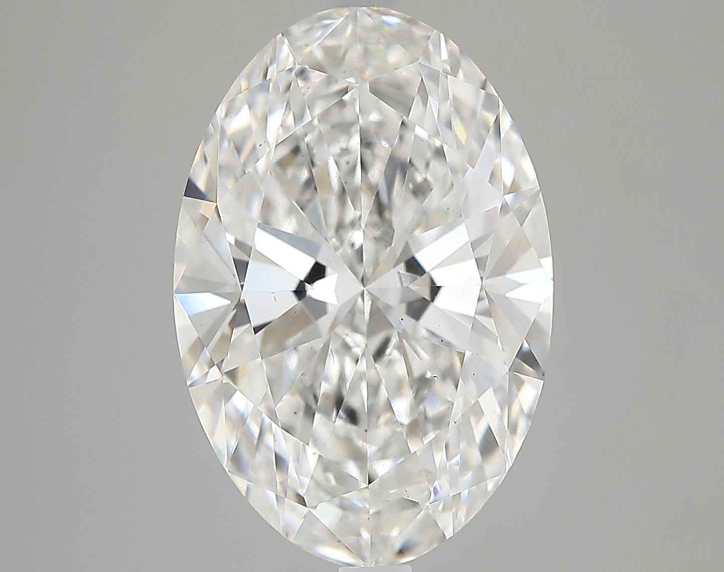 5.25 ct. oval Lab Grown Diamond front image