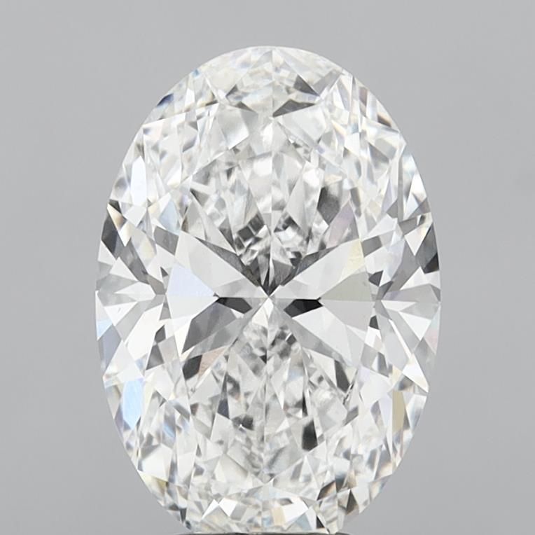 5.52 ct. oval Lab Grown Diamond front image