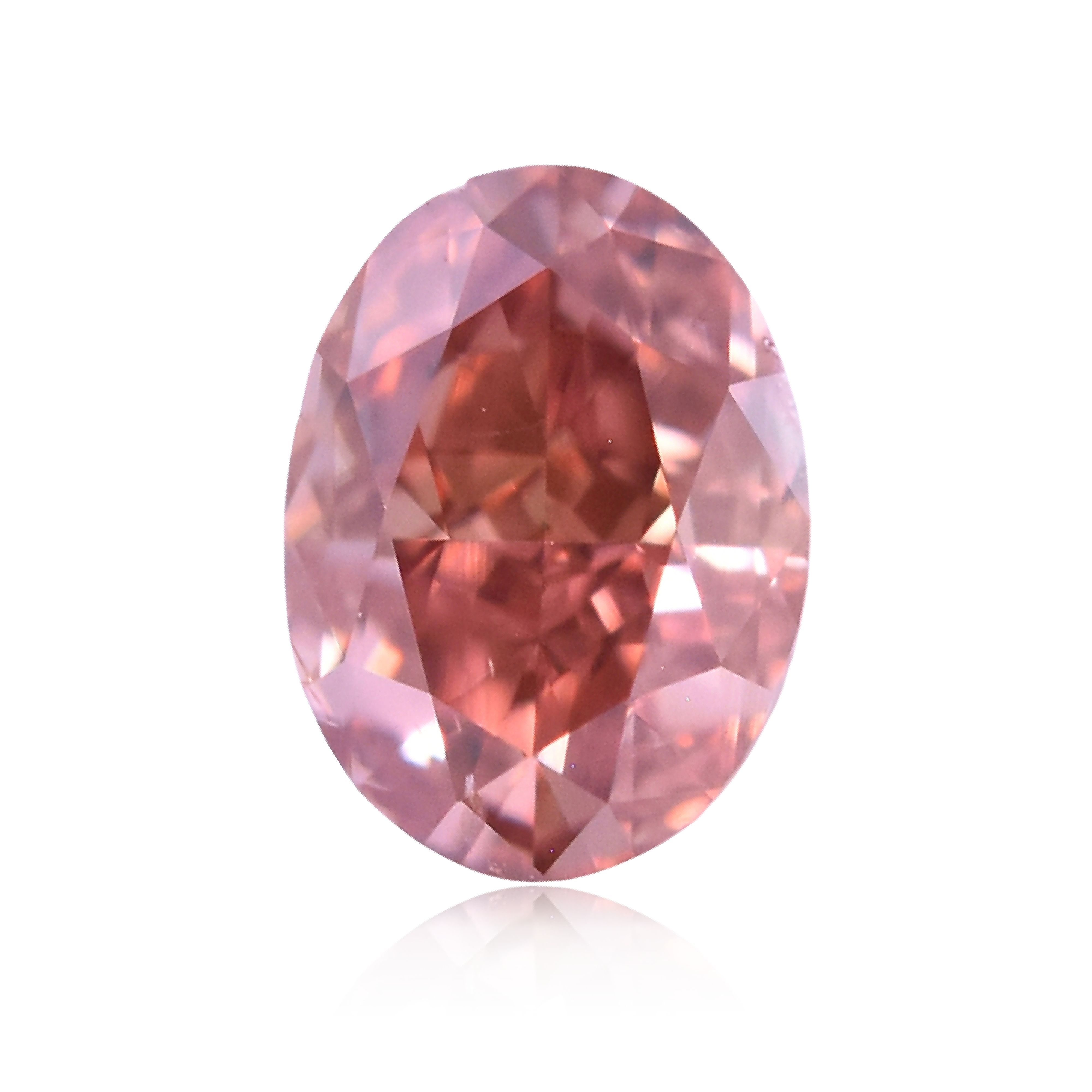 Diament 0.4 ct Fancy Deep Orangey Pink/SI1