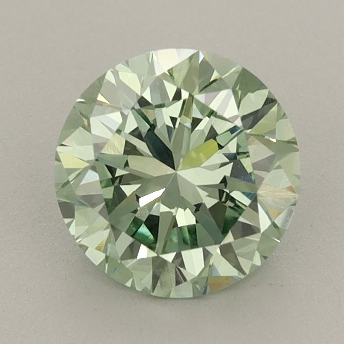 1.28 CT Fancy Vivid Green ROUND
