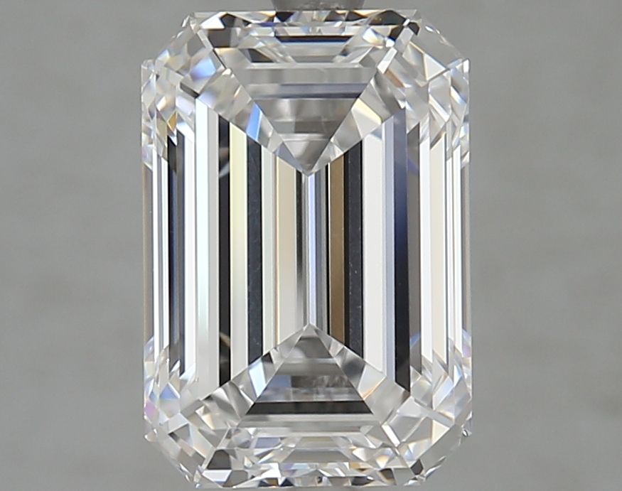 Diamant Émeraude 4.06 ct - Couleur D - Pureté VVS1
