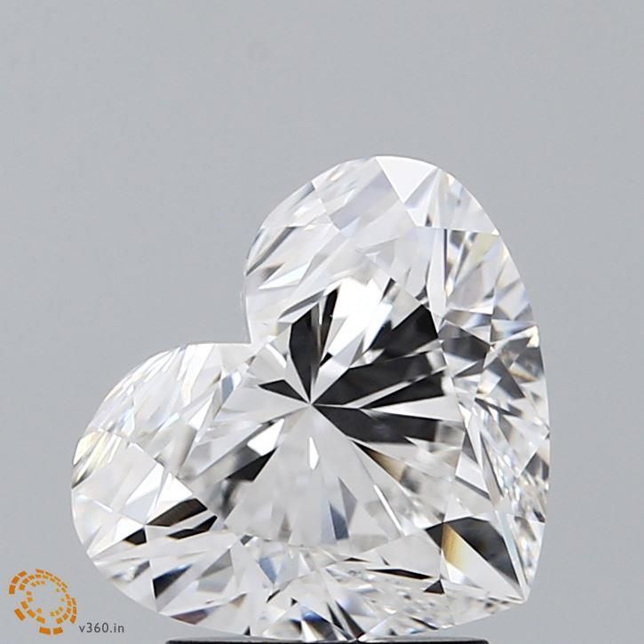 2.74 ct. heart Lab Grown Diamond front image