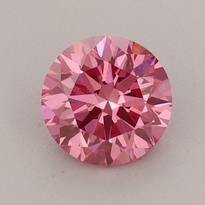 0.91 CT Fancy Vivid Pink ROUND