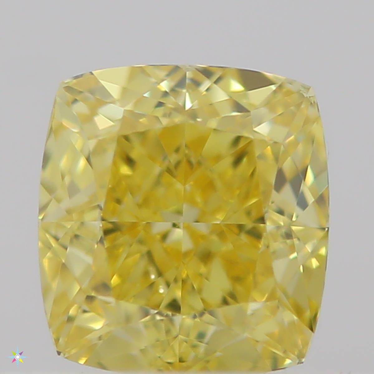 Diament 0.45 ct Fancy Vivid Yellow/VS1