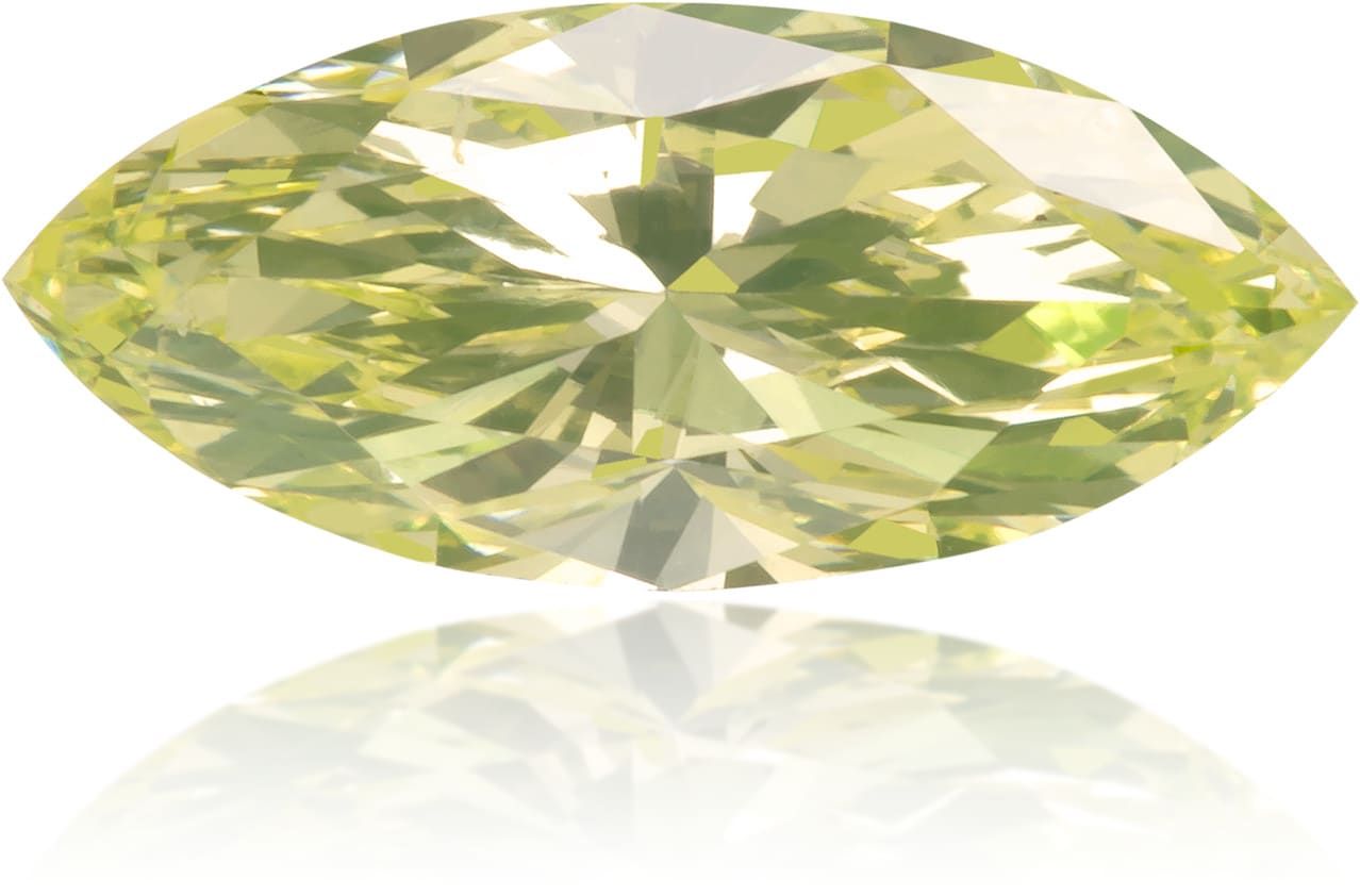 Diament 0.64 ct Fancy Yellow/SI1