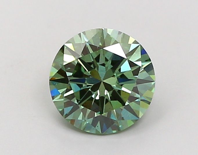 1.51 CT Fancy Vivid Green ROUND