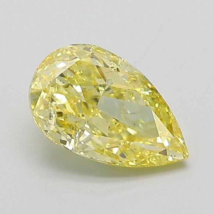 1.0 CT Fancy Intense Yellow PEAR