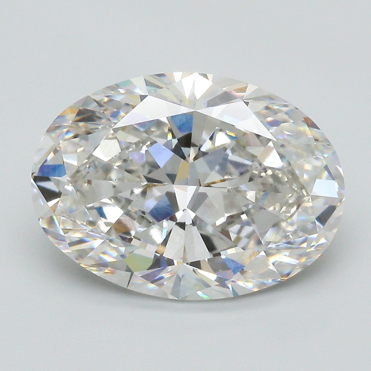 7.62 ct. oval Lab Grown Diamond front image