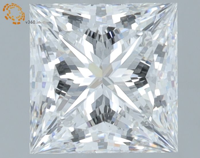 1.56 ct. princess Lab Grown Diamond front image