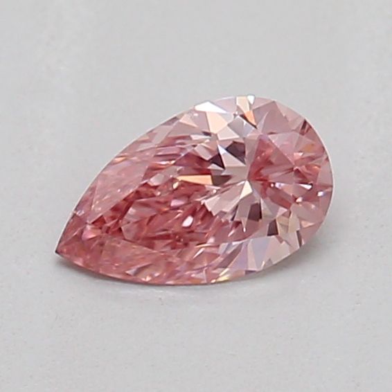 0.22 CT Fancy Vivid Brownish Pink PEAR