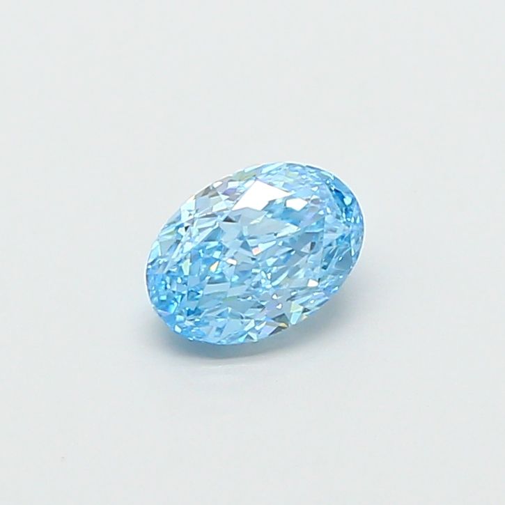 1.07 CT Fancy Vivid Blue OVAL