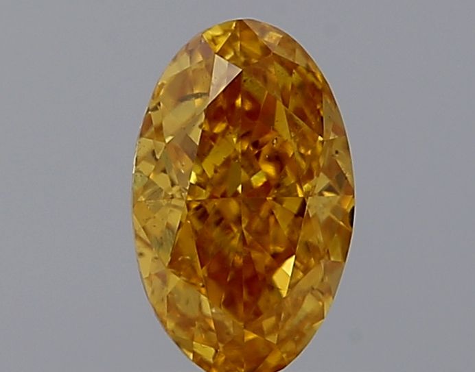 Diament 0.54 ct Fancy Vivid Yellow Orange/SI2