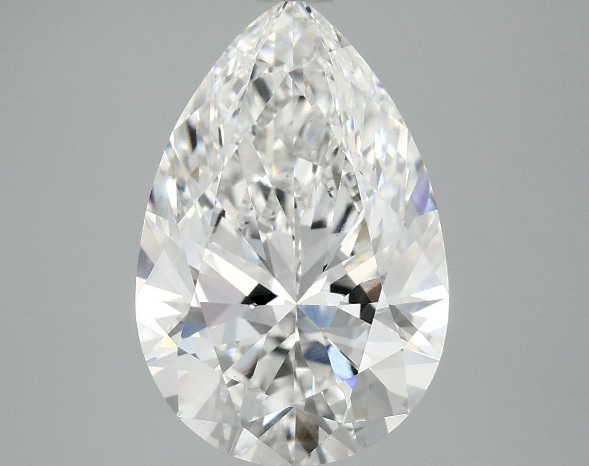 Diamant Poire 4.08 ct - Couleur F - Pureté VS1