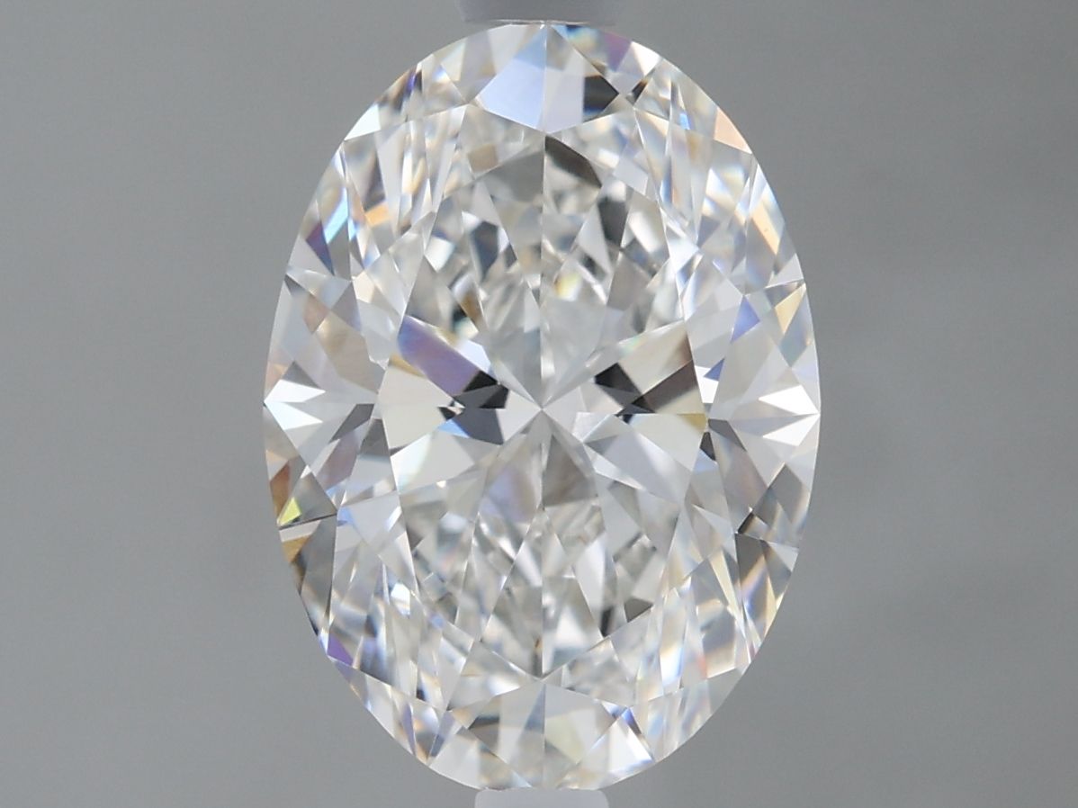 2.10 ct. oval Lab Grown Diamond front image