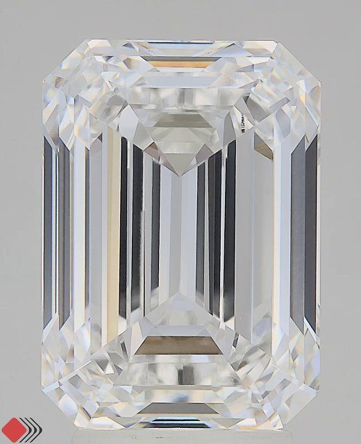 5.09 ct. emerald Lab Grown Diamond front image