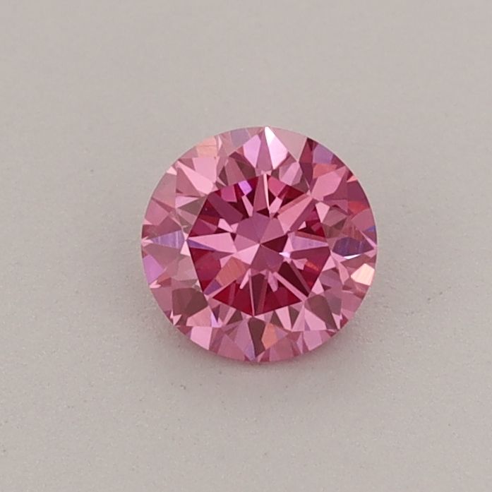 0.39 CT Fancy Vivid Pink ROUND