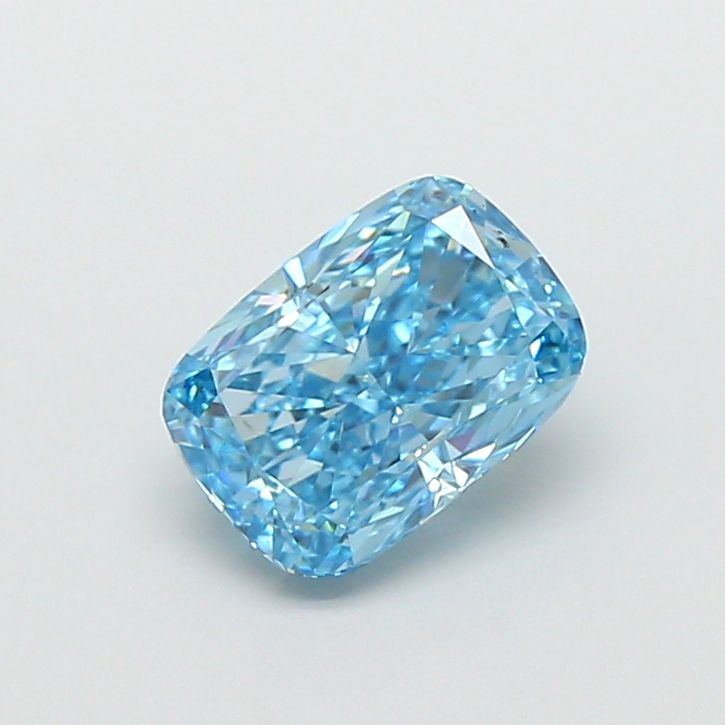 1.1 CT Fancy Vivid Blue CUSHION MODIFIED