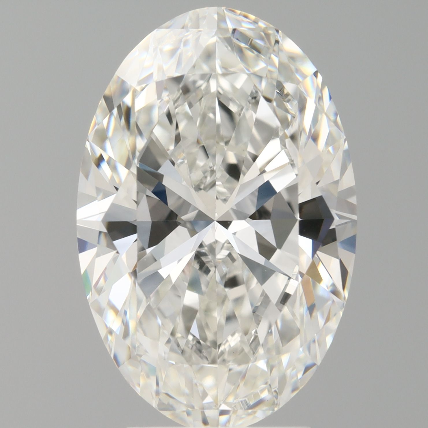 4.08 ct. oval Lab Grown Diamond front image