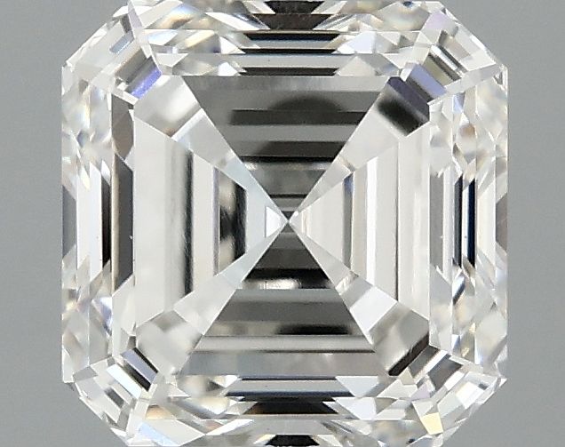 2.1 carat f VS1 EX Cut IGI asscher diamond