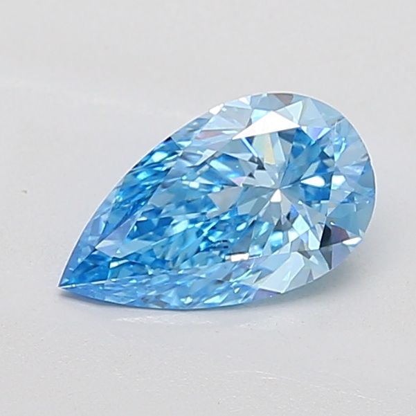 0.97 CT Fancy Vivid Blue PEAR