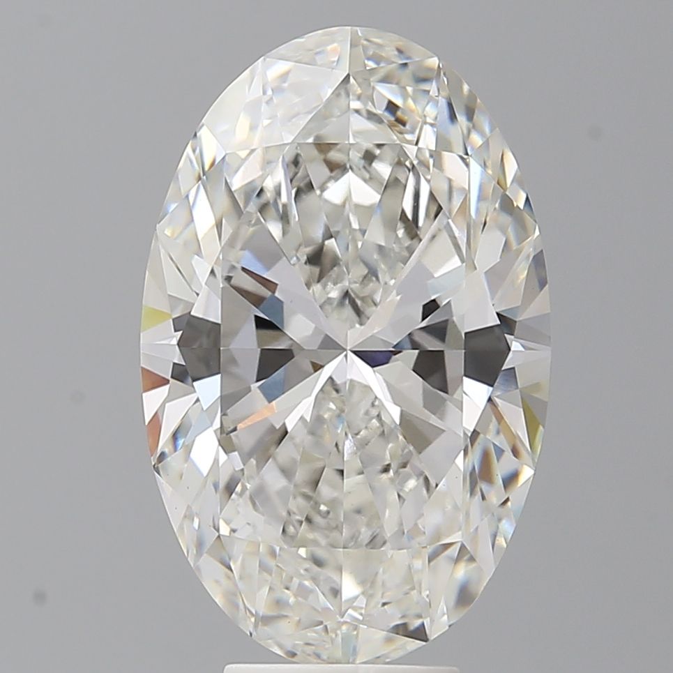 7.07 ct. oval Lab Grown Diamond front image