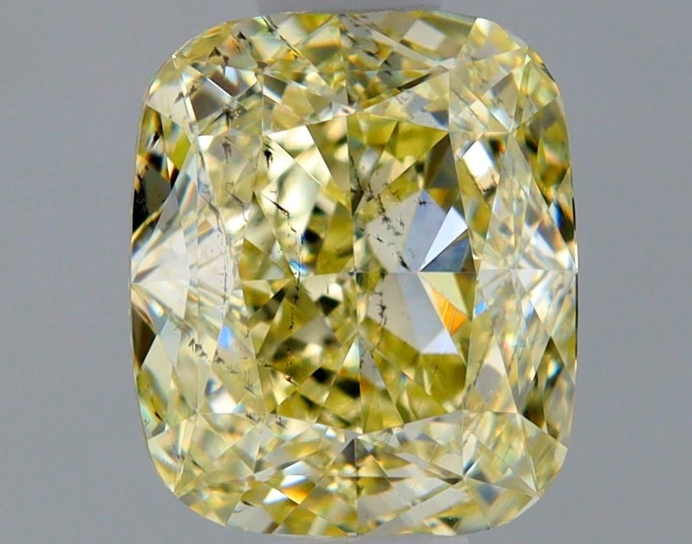 Diament 1.0 ct Fancy Light Greenish Yellow/SI2