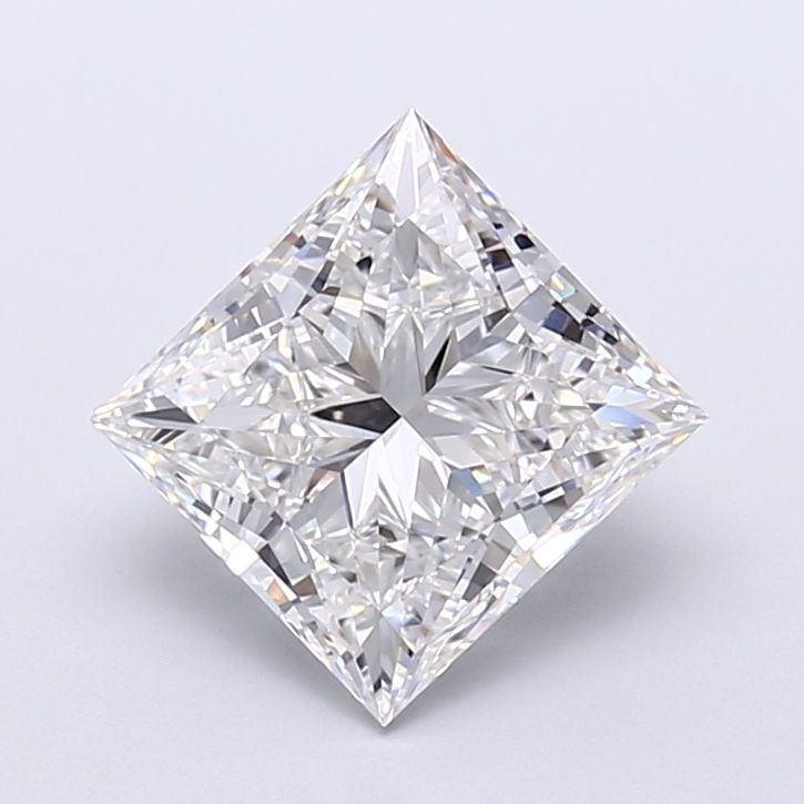 4.64 ct. princess Lab Grown Diamond front image